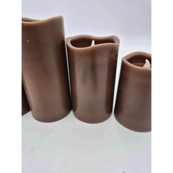 Home Reflections‎ Ultimate Flameless Candle Set – Mink – Set of 6 - Picture 5 of 8